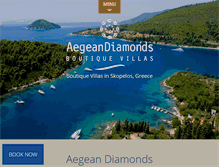 Tablet Screenshot of aegean-diamonds.com